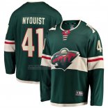 Camiseta Hockey Minnesota Wild Gustav Nyquist Primera Breakaway Verde1