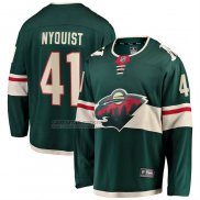 Camiseta Hockey Minnesota Wild Gustav Nyquist Primera Breakaway Verde1