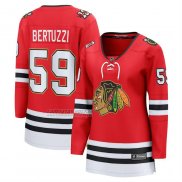 Camiseta Hockey Mujer Chicago Blackhawks Tyler Bertuzzi Centennial Breakaway Rojo
