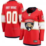 Camiseta Hockey Mujer Florida Panthers Primera Breakaway Personalizada Rojo