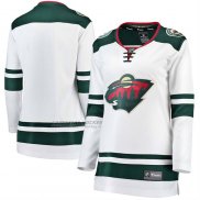 Camiseta Hockey Mujer Minnesota Wild Segunda Breakaway Blanco