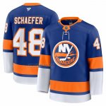 Camiseta Hockey New York Islanders Matthew Schaefer Primera Premium Azul