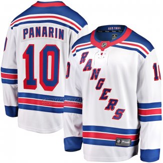 Camiseta Hockey New York Rangers Artemi Panarin Segunda Premier Breakaway Blanco