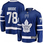 Camiseta Hockey Toronto Maple Leafs TJ Brodie Primera Breakaway Azul