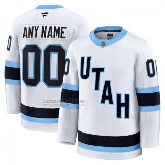 Camiseta Hockey Utah Hockey Club Segunda Premium Personalizada Blanco