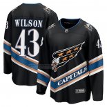 Camiseta Hockey Washington Capitals Tom Wilson Alterno 50th Anniversary Premier Breakaway Negro