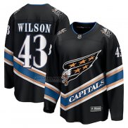 Camiseta Hockey Washington Capitals Tom Wilson Alterno 50th Anniversary Premier Breakaway Negro