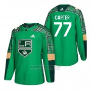 Camiseta Los Angeles Kings Jeff Carter 2018 St. Patrick's Day Verde