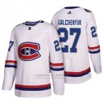 Camiseta Montreal Canadiens Alex Galchenyuk Nhl100 Classic Blanco