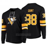 Camiseta Pittsburgh Penguins Derek Grant Adidas Platinum Negro
