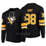 Camiseta Pittsburgh Penguins Derek Grant Adidas Platinum Negro