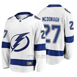 Camiseta Tampa Bay Lightning Ryan Mcdonagh 2019 Away Fanatics Breakaway Blanco