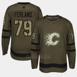 Camiseta Calgary Flames Micheal Ferland Camo Salute To Service