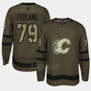 Camiseta Calgary Flames Micheal Ferland Camo Salute To Service
