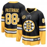 Camiseta Hockey Boston Bruins David Pastrnak 100th Aniversario Premier Breakaway Negro