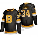 Camiseta Hockey Boston Bruins Paul Carey Alterno 2019-20 Negro