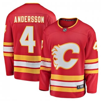 Camiseta Hockey Calgary Flames Rasmus Andersson Primera Breakaway Rojo