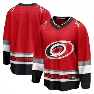 Camiseta Hockey Carolina Hurricanes 25th Anniversary Premier Breakaway Rojo