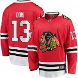 Camiseta Hockey Chicago Blackhawks Max Domi Primera Breakaway Rojo