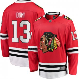 Camiseta Hockey Chicago Blackhawks Max Domi Primera Breakaway Rojo