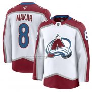 Camiseta Hockey Colorado Avalanche Cale Makar Segunda Blanco
