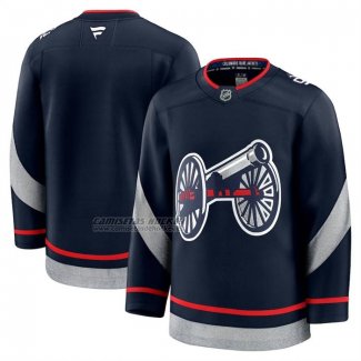 Camiseta Hockey Columbus Blue Jackets 2025 Stadium Series Premium Azul