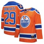 Camiseta Hockey Edmonton Oilers Leon Draisaitl Power Play Naranja