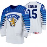 Camiseta Hockey Finlandia Arttu Ilomaki Home 2020 IIHF World Championship Blanco