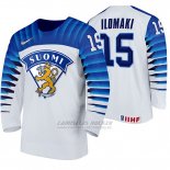 Camiseta Hockey Finlandia Arttu Ilomaki Home 2020 IIHF World Championship Blanco