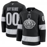 Camiseta Hockey Los Angeles Kings Alterno Premium Personalizada Negro