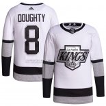 Camiseta Hockey Los Angeles Kings Drew Doughty 2021-22 Alterno Autentico Blanco