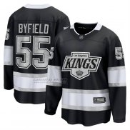 Camiseta Hockey Los Angeles Kings Quinton Byfield Primera Breakaway Negro