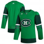 Camiseta Hockey Montreal Canadiens 2023 St. Patrick's Day Autentico Verde