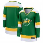 Camiseta Hockey Mujer Minnesota Wild Alterno Breakaway Verde
