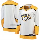 Camiseta Hockey Mujer Nashville Predators Segunda Breakaway Blanco