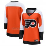 Camiseta Hockey Mujer Philadelphia Flyers Primera Breakaway Naranja