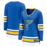 Camiseta Hockey Mujer St Louis Blues Primera Breakaway Azul