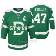 Camiseta Hockey Nino Dallas Stars Alexander Radulov Replica Jugador 2020 Winter Classic Verde