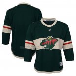 Camiseta Hockey Nino Minnesota Wild Primera Replica Verde