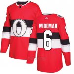 Camiseta Hockey Ottawa Senators 6 Chris Wideman Autentico 2017 100 Classic Rojo Camiseta Hockey Ottawa Senators 6 Chris Wideman Autentico 2017 100 Classic Rojo