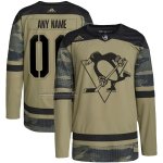 Camiseta Hockey Pittsburgh Penguins Personalizada Military Appreciation Team Autentico Practice Camuflaje Camiseta Hockey Pittsburgh Penguins Personalizada Military Appreciation Team Autentico Practice Camuflaje