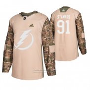 Camiseta Hockey Tampa Bay Lightning Steven Stamkos Veterans Day Camuflaje