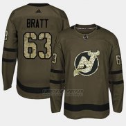 Camiseta New Jersey Devils Jesper Bratt Camo Salute To Servicejpg