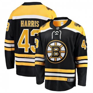 Camiseta Hockey Boston Bruins Jordan Harris Primera Breakaway Negro