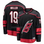Camiseta Hockey Carolina Hurricanes Kandre Miller Primera Breakaway Negro