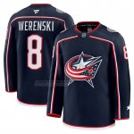 Camiseta Hockey Columbus Blue Jackets Zach Werenski Primera Premium Azul