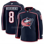 Camiseta Hockey Columbus Blue Jackets Zach Werenski Primera Premium Azul