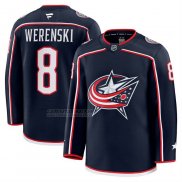 Camiseta Hockey Columbus Blue Jackets Zach Werenski Primera Premium Azul