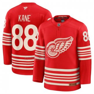 Camiseta Hockey Detroit Red Wings Patrick Kane Centennial Premium Rojo