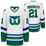 Camiseta Hockey Hartford Whalers Night Niederreiter Heritage Throwback Blanco